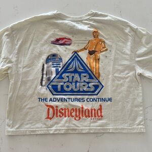 Disneyland Star Wars Cropped Shirt M